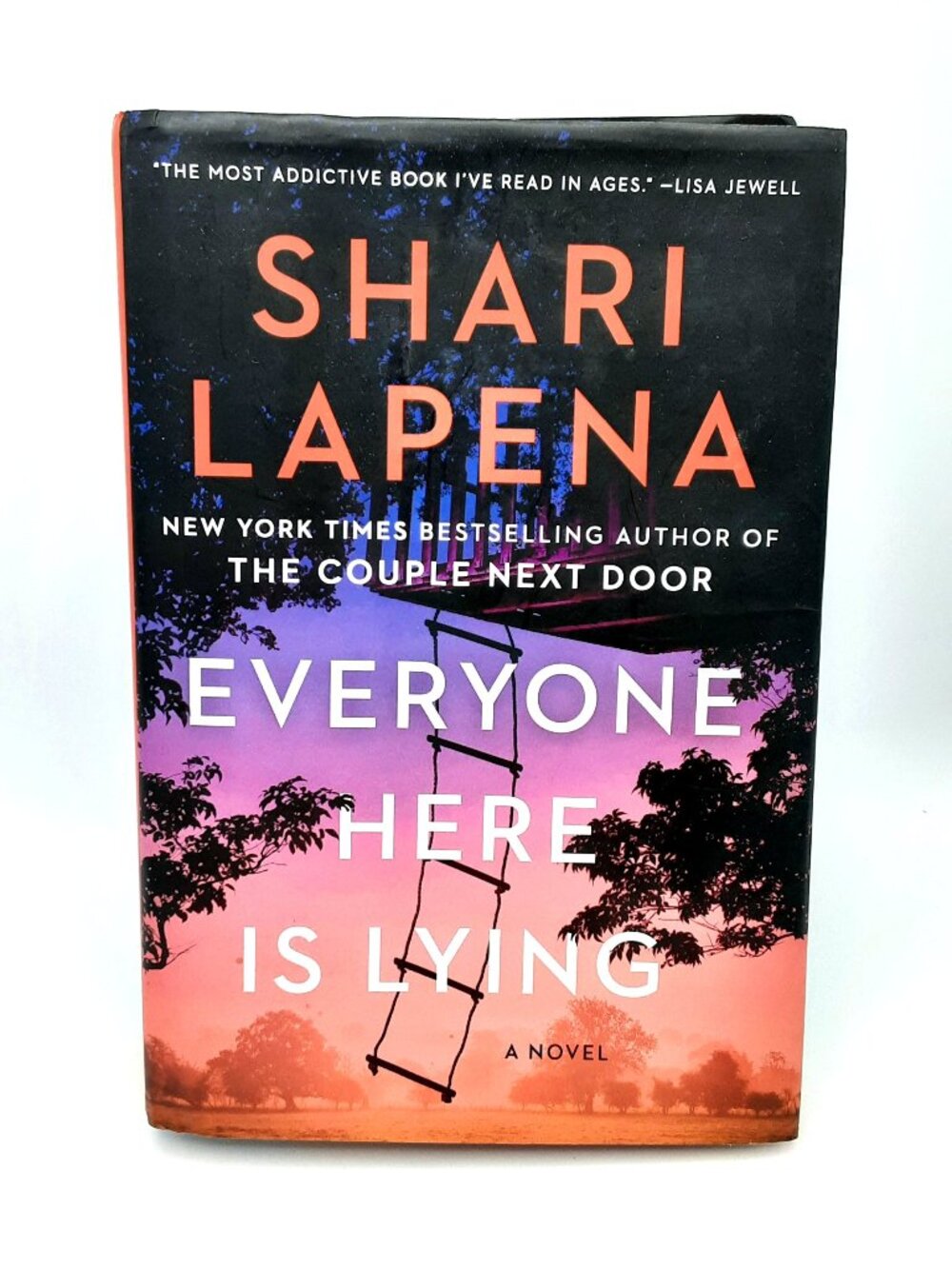 Everyone Here is Lying SHARI LAPENA 2023 HBDJ 1st Print THRILLER NOVEL